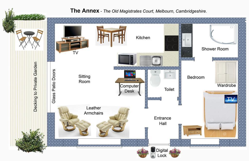 Bed and Breakfast The Old Magistrates Court à Melbourn Extérieur photo